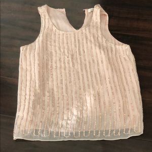 Francesca’s Sequin Tank Top